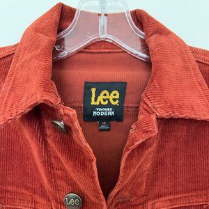 LEE Vintage Modern Women’s Copper Corduroy Jacket Size XS